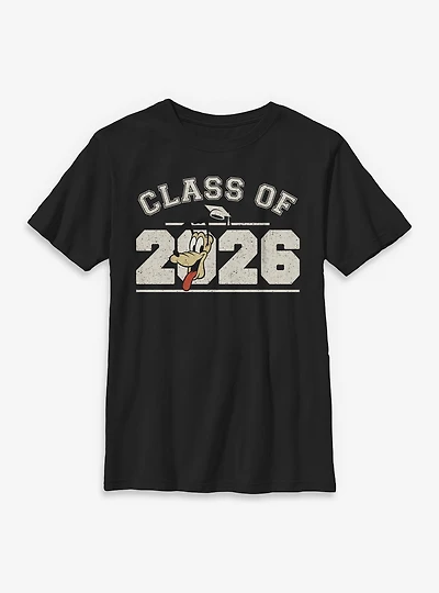 Disney Pluto Class Of 2026 Collegiate Youth T-Shirt