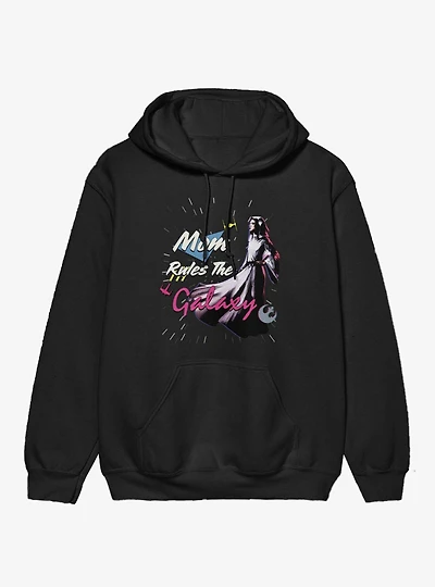 Star Wars Mom Rules The Galaxy Leia Hoodie