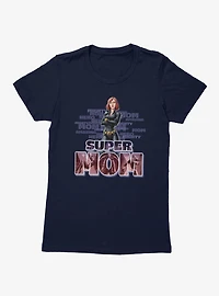 Marvel Black Widow Super Hero Mom Womens T-Shirt