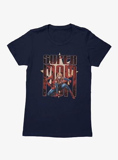 Marvel Captain Super Hero Mom Womens T-Shirt