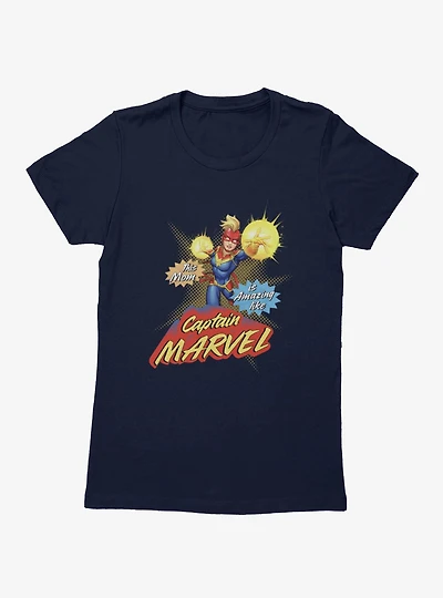 Marvel Mom Is Amazing Captain Womens T-Shirt