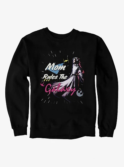Star Wars Mom Rules The Galaxy Leia Sweatshirt