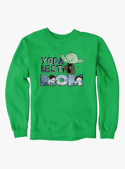Star Wars Yoda Best Mom Cartoon Sweatshirt
