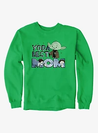 Star Wars Yoda Best Mom Cartoon Sweatshirt