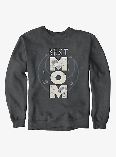 Star Wars Best Mom Leia Rebel Sweatshirt