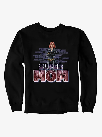 Marvel Black Widow Super Hero Mom Sweatshirt