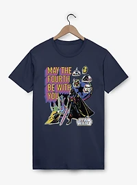 Star Wars May The 4th Be With You Character Highlights T-Shirt