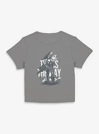 Star Wars: The Mandalorian And Grogu This Is Way Sketch Women Baby T-Shirt