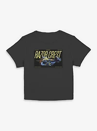 Star Wars: The Mandalorian And Grogu Razor Crest Galaxy Flight Women Baby T-Shirt