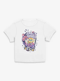 Star Wars: The Mandalorian And Grogu Snack Time Bounty Hunters Women Baby T-Shirt