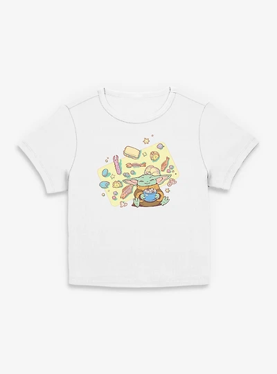 Star Wars: The Mandalorian And Grogu Snack Time Platter Women Baby T-Shirt