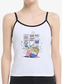 Star Wars: The Mandalorian And Grogu Enjoying Snacks Womens Cami