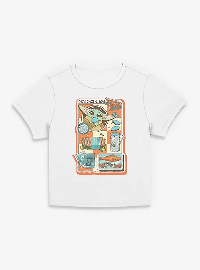 Star Wars: The Mandalorian And Grogu Snack Time Women Baby T-Shirt
