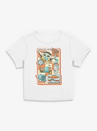 Star Wars: The Mandalorian And Grogu Snack Time Women Baby T-Shirt