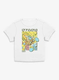 Star Wars: The Mandalorian And Grogu Snack Comic Style Women Baby T-Shirt