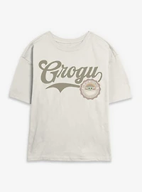 Star Wars The Mandalorian Grogu Galactic Cuteness Womens Skimmer T-Shirt