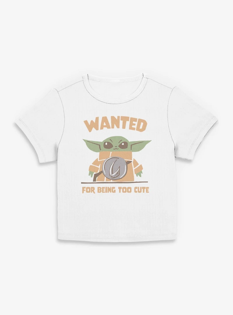 Star Wars: The Mandalorian And Grogu Wanted For Being Too Cute Women Baby T-Shirt