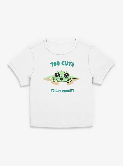 Star Wars: The Mandalorian And Grogu Too Cute Women Baby T-Shirt