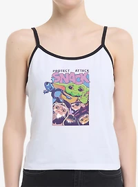 Star Wars: The Mandalorian And Grogu Protect Attack Snack Womens Cami
