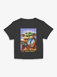Star Wars: The Mandalorian And Grogu Bounty Hunter Card Style Women Baby T-Shirt