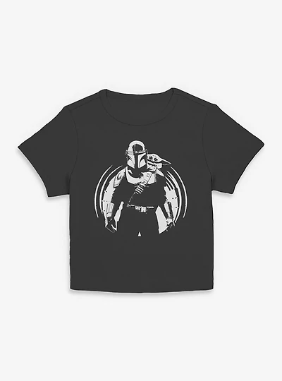 Star Wars: The Mandalorian and Grogu Silhouette Icon Women Baby T-Shirt