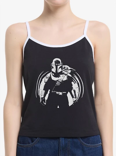 Star Wars: The Mandalorian and Grogu Silhouette Icon Womens Cami