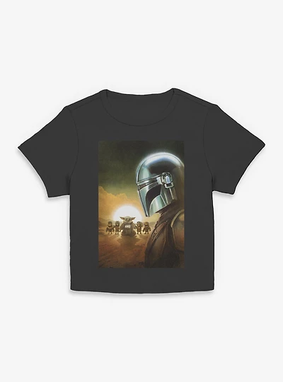 Star Wars: The Mandalorian And Grogu Most Wanted Poster Women Baby T-Shirt