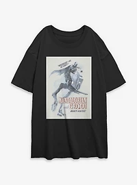 Star Wars: The Mandalorian And Grogu Wherever I Go He Goes & Womens Oversized T-Shirt