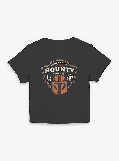 Star Wars: The Mandalorian And Grogu Bounty Hunter Crest Women Baby T-Shirt