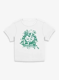 Star Wars The Mandalorian And Grogu Snack Time Always Hungry Women Baby T-Shirt