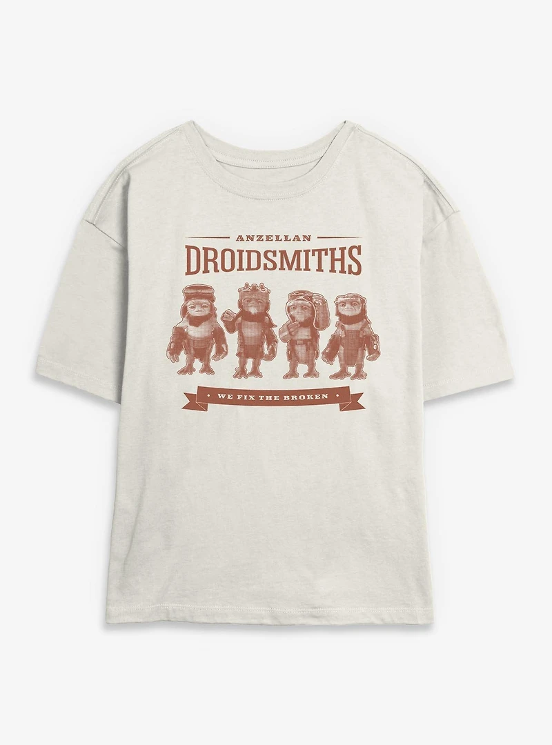 Star Wars: The Mandalorian And Grogu We Fix Broken Womens Skimmer T-Shirt