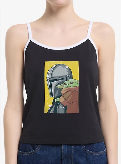 Star Wars: The Mandalorian And Grogu & Stars Poster Womens Cami