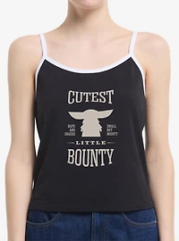 Star Wars: The Mandalorian And Grogu Cutest Little Bounty Silhouette Womens Cami
