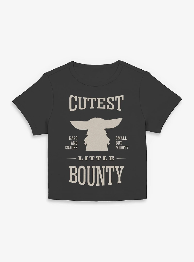 Star Wars: The Mandalorian And Grogu Cutest Little Bounty Silhouette Women Baby T-Shirt