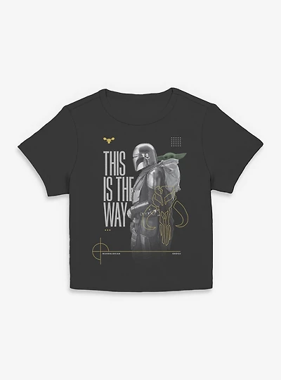 Star Wars: The Mandalorian And Grogu This Is Way & Profile Women Baby T-Shirt