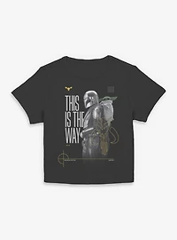 Star Wars: The Mandalorian And Grogu This Is Way & Profile Women Baby T-Shirt