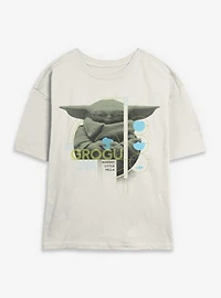 Star Wars: The Mandalorian And Grogu Hungry Little Fella Womens Skimmer T-Shirt