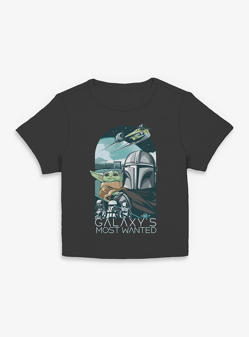 Star Wars: The Mandalorian And Grogu Galaxy's Most Wanted Women Baby T-Shirt