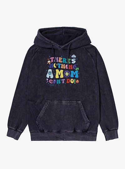 Disney Pixar Inside Out 2 Emotions Nothing Mom Cannot Do Mineral Wash Hoodie