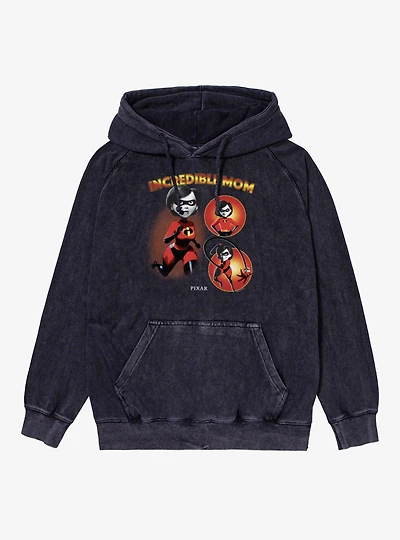 Disney Pixar The Incredibles Mom To Rescue Bubbles Mineral Wash Hoodie