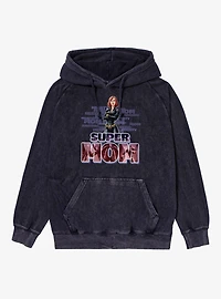 Marvel Black Widow Super Hero Mom Mineral Wash Hoodie