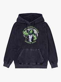 Marvel Super Mom Era She-Hulk Mineral Wash Hoodie