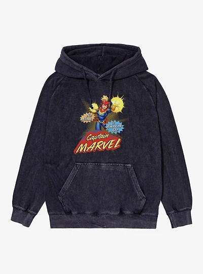 Marvel Mom Is Amazing Captain Mineral Wash Hoodie
