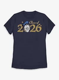 Disney Donald Duck Class Of 2026 Womens T-Shirt