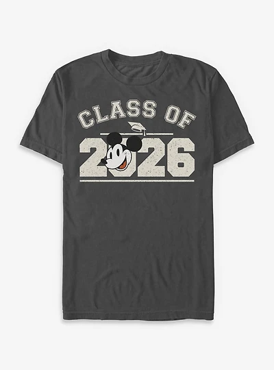 Disney Mickey Mouse Class Of 2026 Collegiate T-Shirt