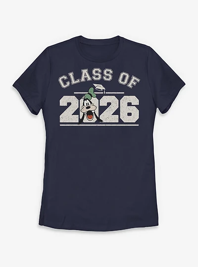 Disney Goofy Class Of 2026 Collegiate Womens T-Shirt