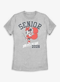 Disney Minnie Mouse Senior Class Of 2026 Womens T-Shirt