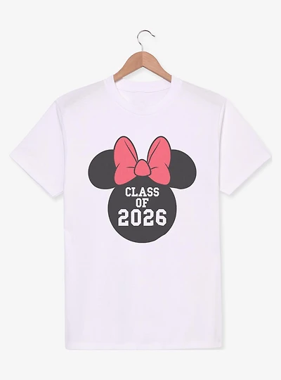 Disney Minnie Mouse Head Class Of 2026 T-Shirt