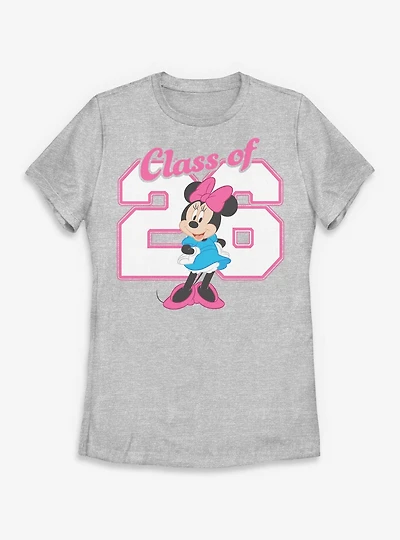 Disney Minnie Mouse Class Of 26 Womens T-Shirt