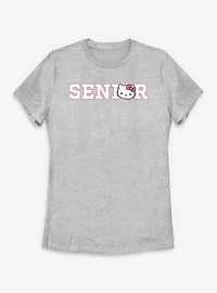 Hello Kitty Head Senior Class Womens T-Shirt